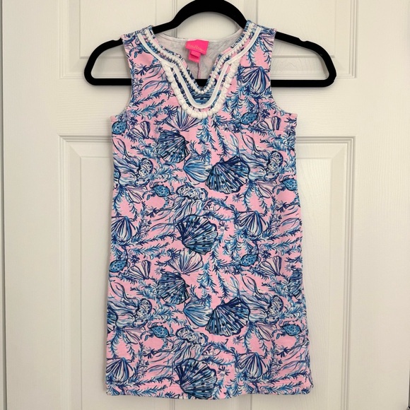 Lilly Pulitzer Mini Harper Shift Dress Size Large Magnolia Lilac A Little Jelly - Picture 1 of 8